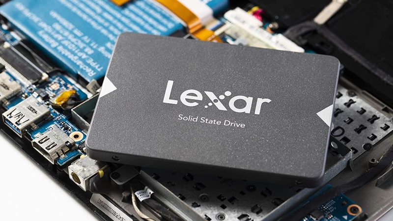 Lexar SSD Interne NS100 2,5&Prime; (512 Go, SATA III, 6Gb/s)