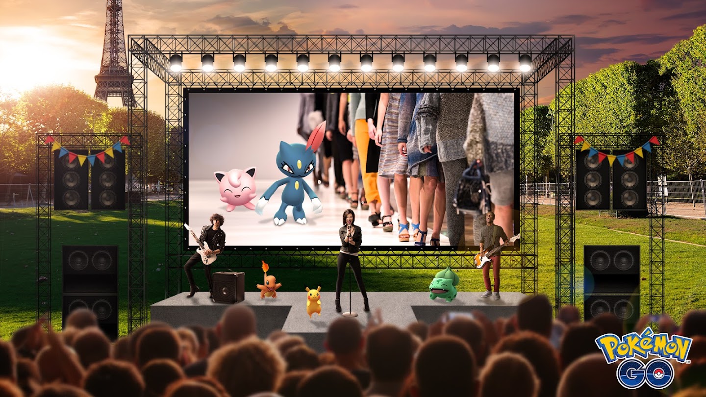 Célébrez la Fashion Week et la Fête de la musique avec Pokémon GO en