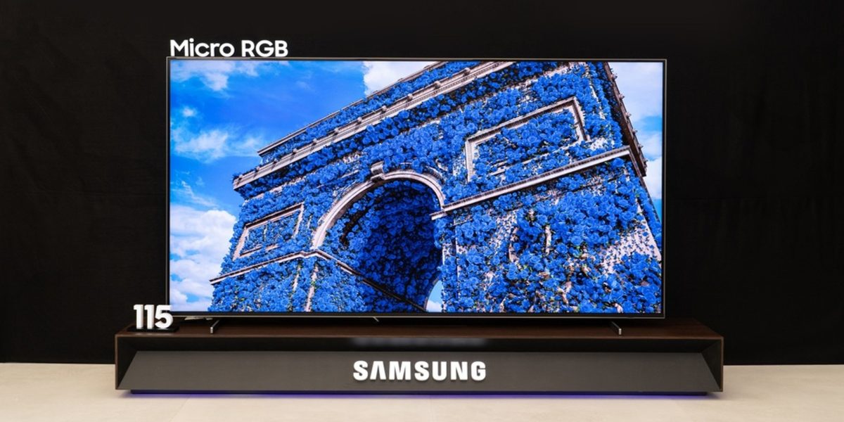 Samsung Micro RGB téléviseur 115 pouces micro-LED RGB