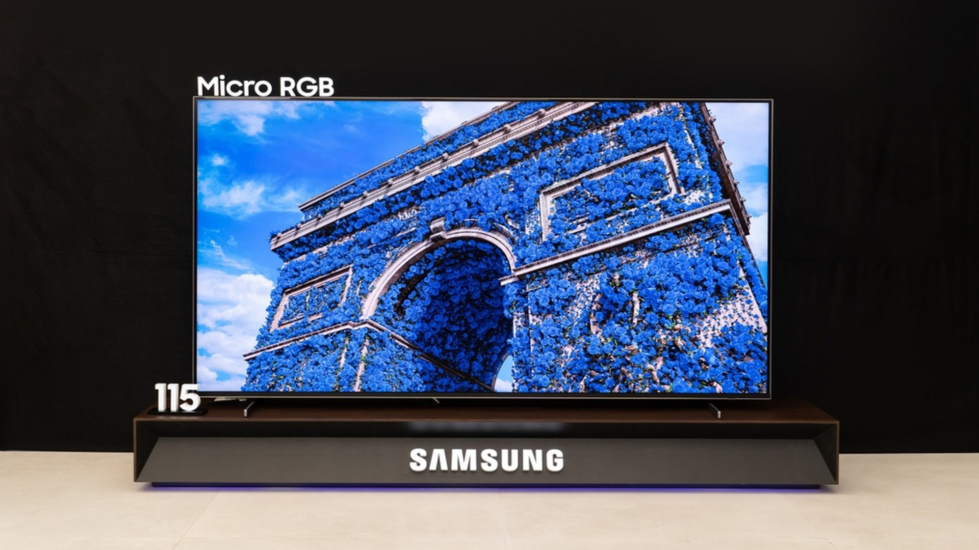 Samsung Micro RGB téléviseur 115 pouces micro-LED RGB