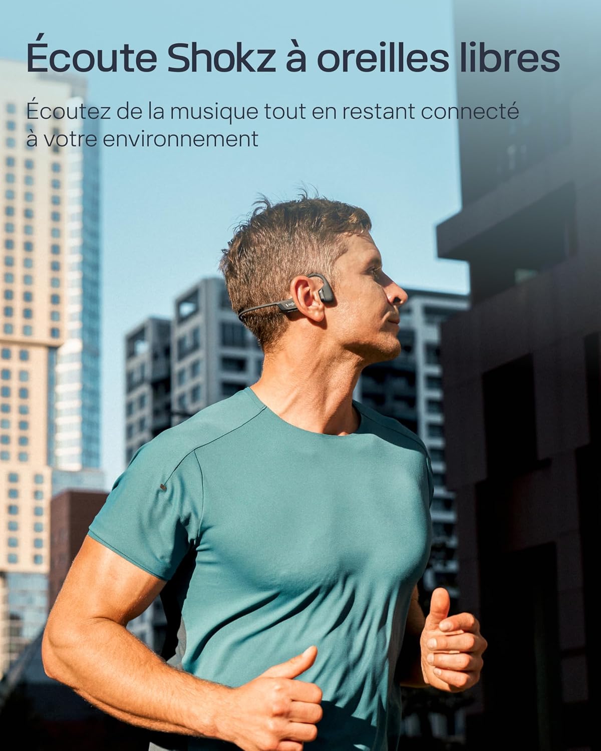 SHOKZ Casque à Conduction Osseuse OpenRun Pro 2