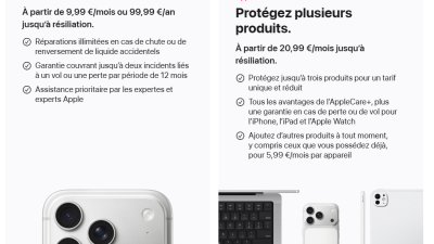 AppleCare One en France : prix, couverture et limites