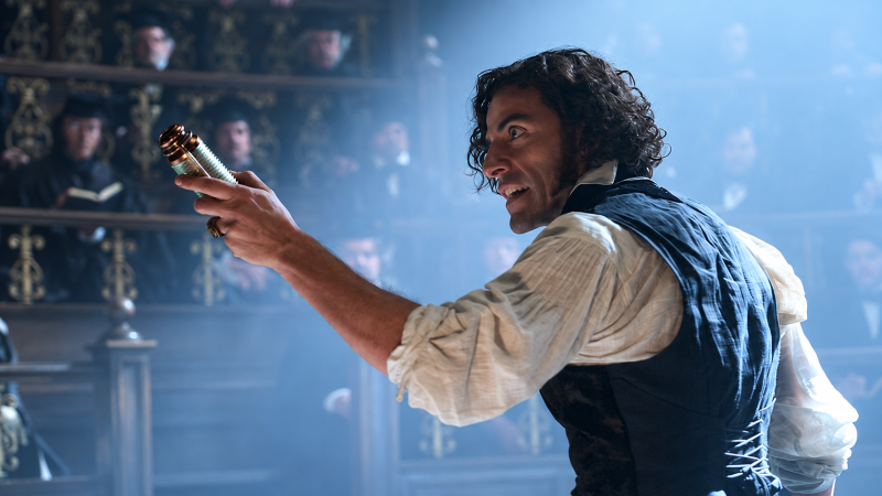 Scène du film Frankenstein de Guillermo del Toro disponible sur Netflix